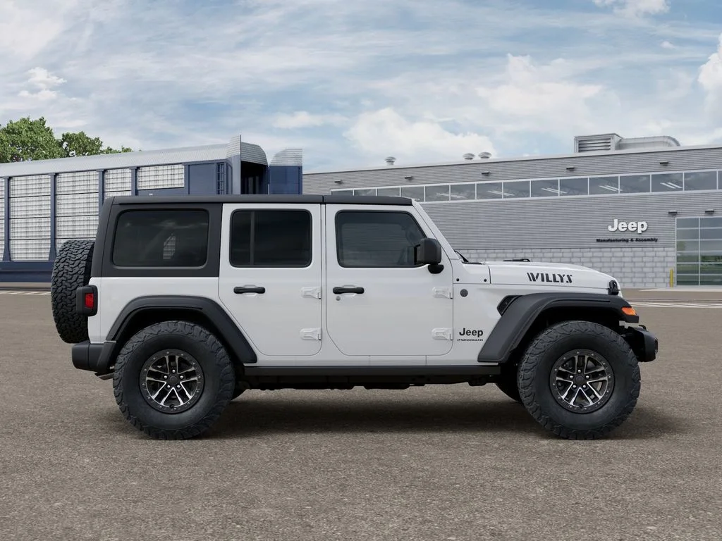New 2026 Bright White Clear-Coat Exterior Paint Jeep Willys image 21