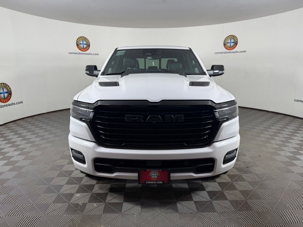 New 2026 Ivory White Tri-Coat Pearl-Coat Exterior Paint RAM Laramie image 17