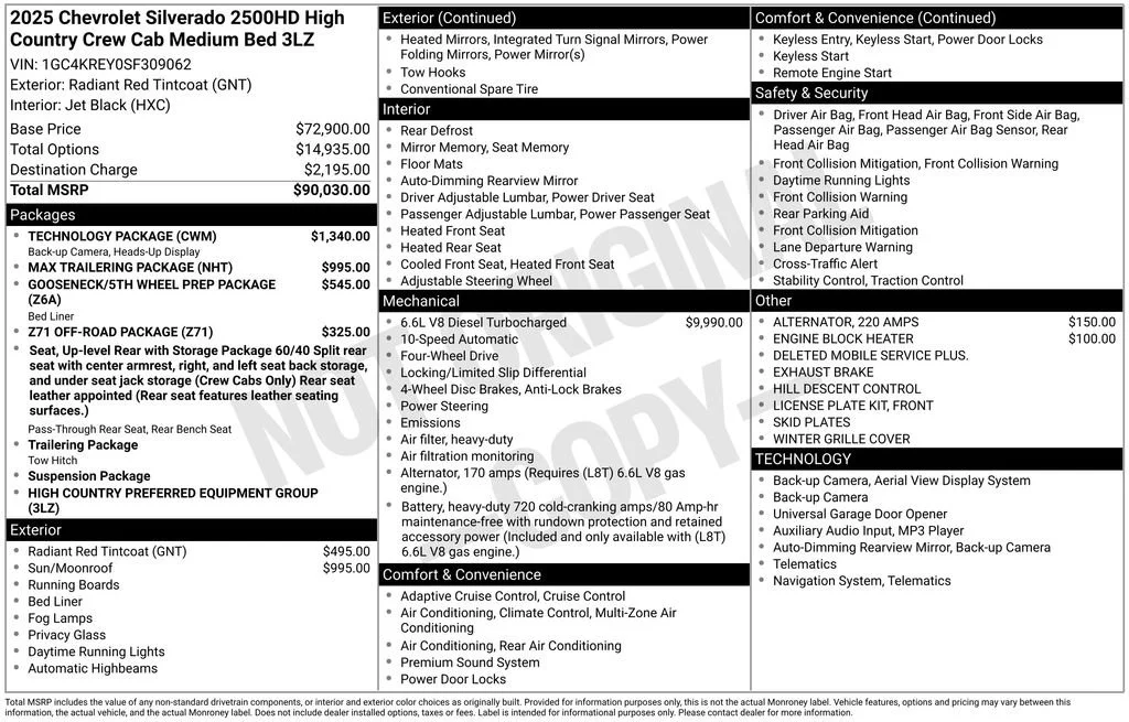 2025 Chevrolet Silverado 2500 HD High Country - Photo 26