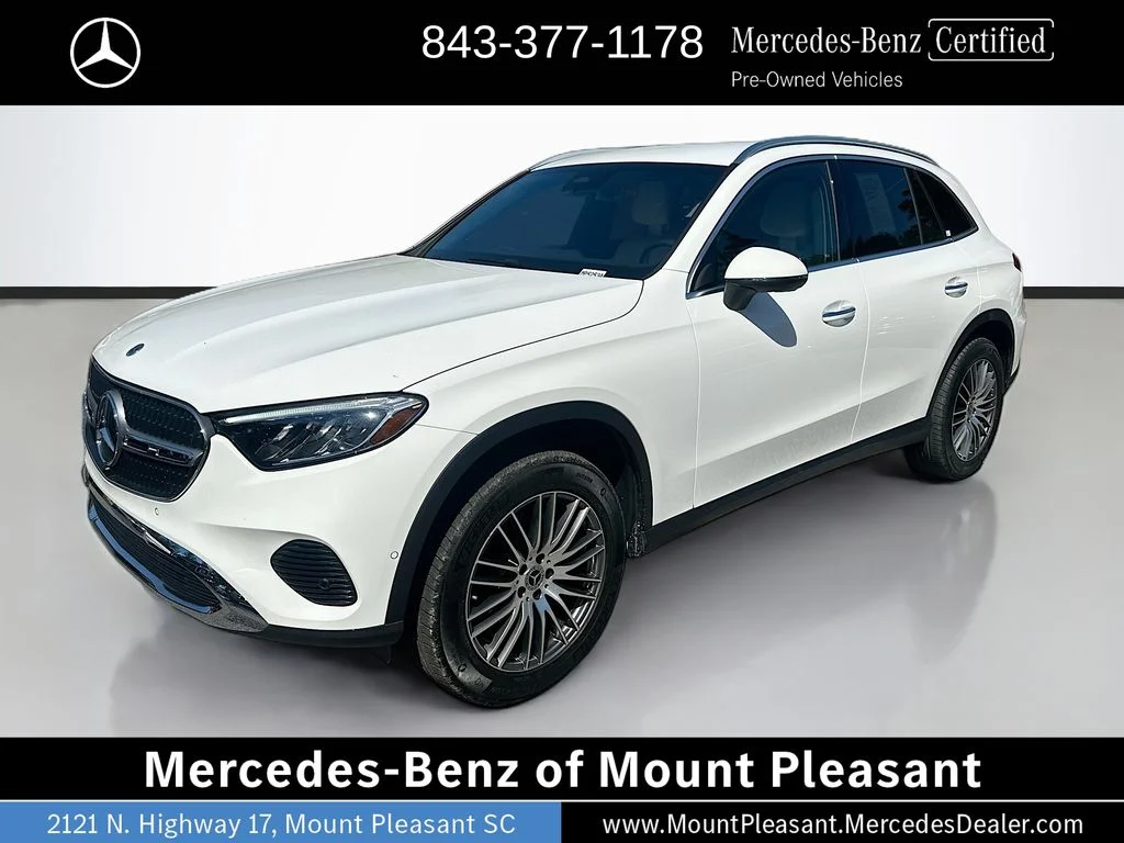 Certified Used 2025 Polar White Mercedes-Benz GLC 300 image 1