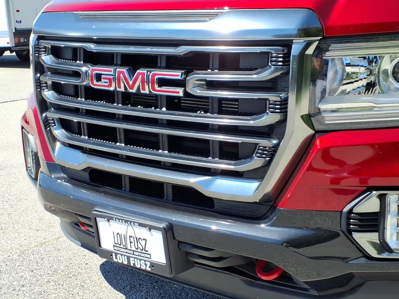 Used 2021 Cayenne Red Tintcoat GMC 4WD AT4 with Leather image 34