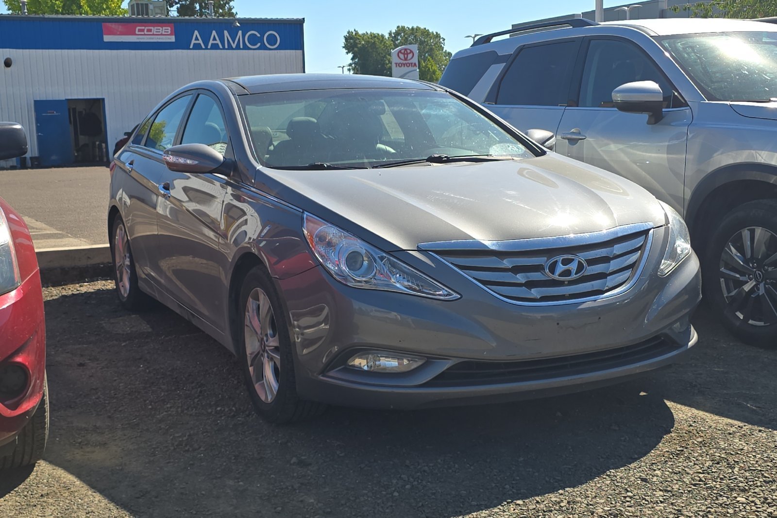 Used 2013 Harbor Gray Metallic Hyundai Limited PZEV image 2