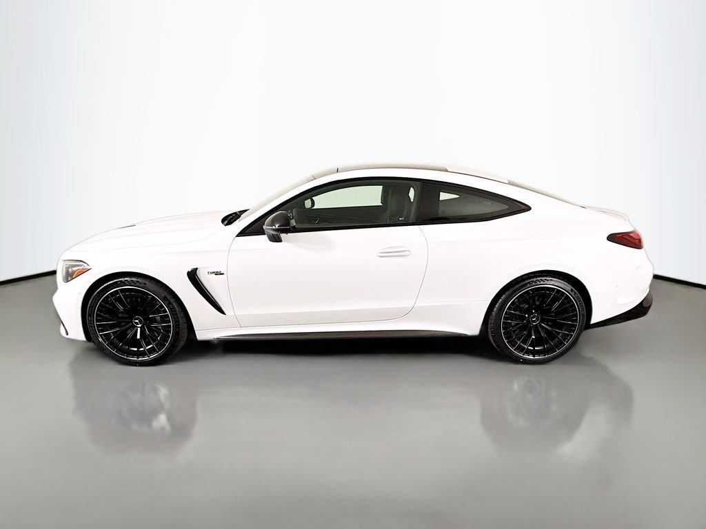 New 2026 MANUFAKTUR Moonlight White Metallic Mercedes-Benz AMG® CLE 53 4MATIC+ Coupe image 4