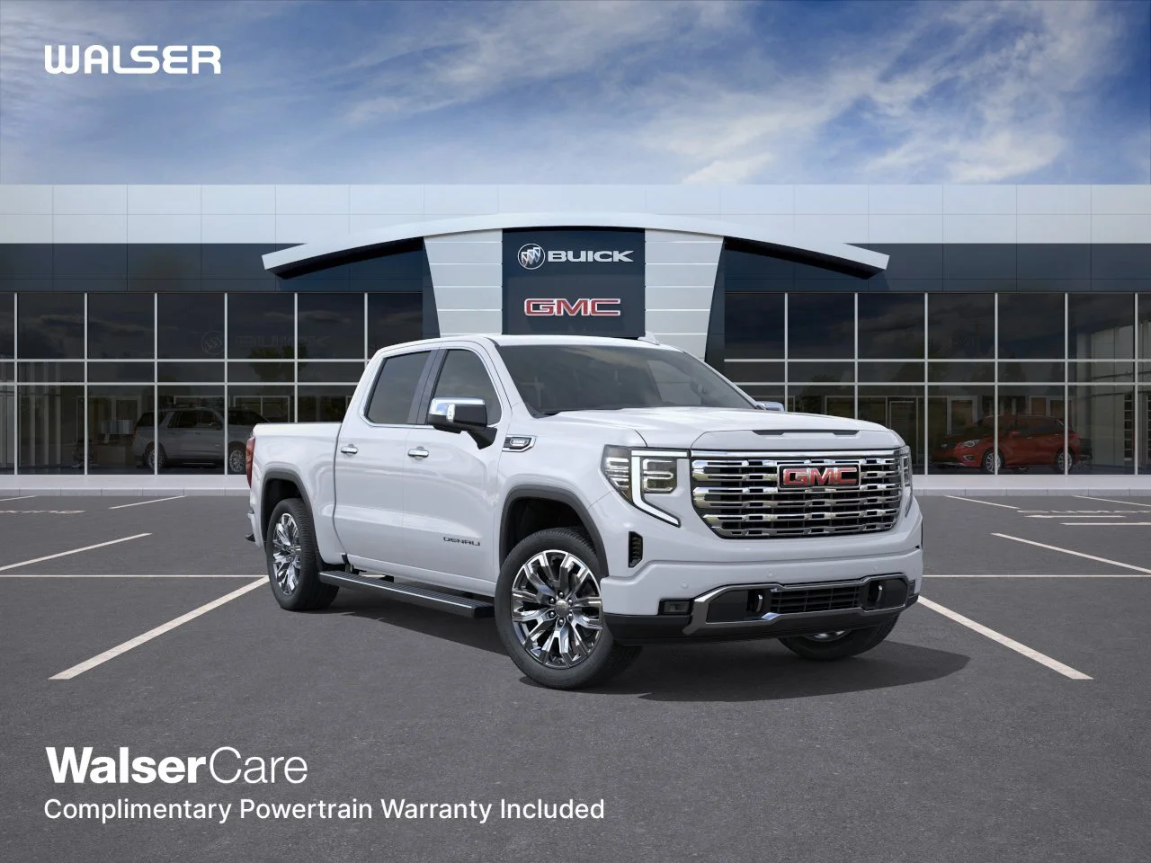 New 2026 Glacier White Tricoat GMC Denali image 1