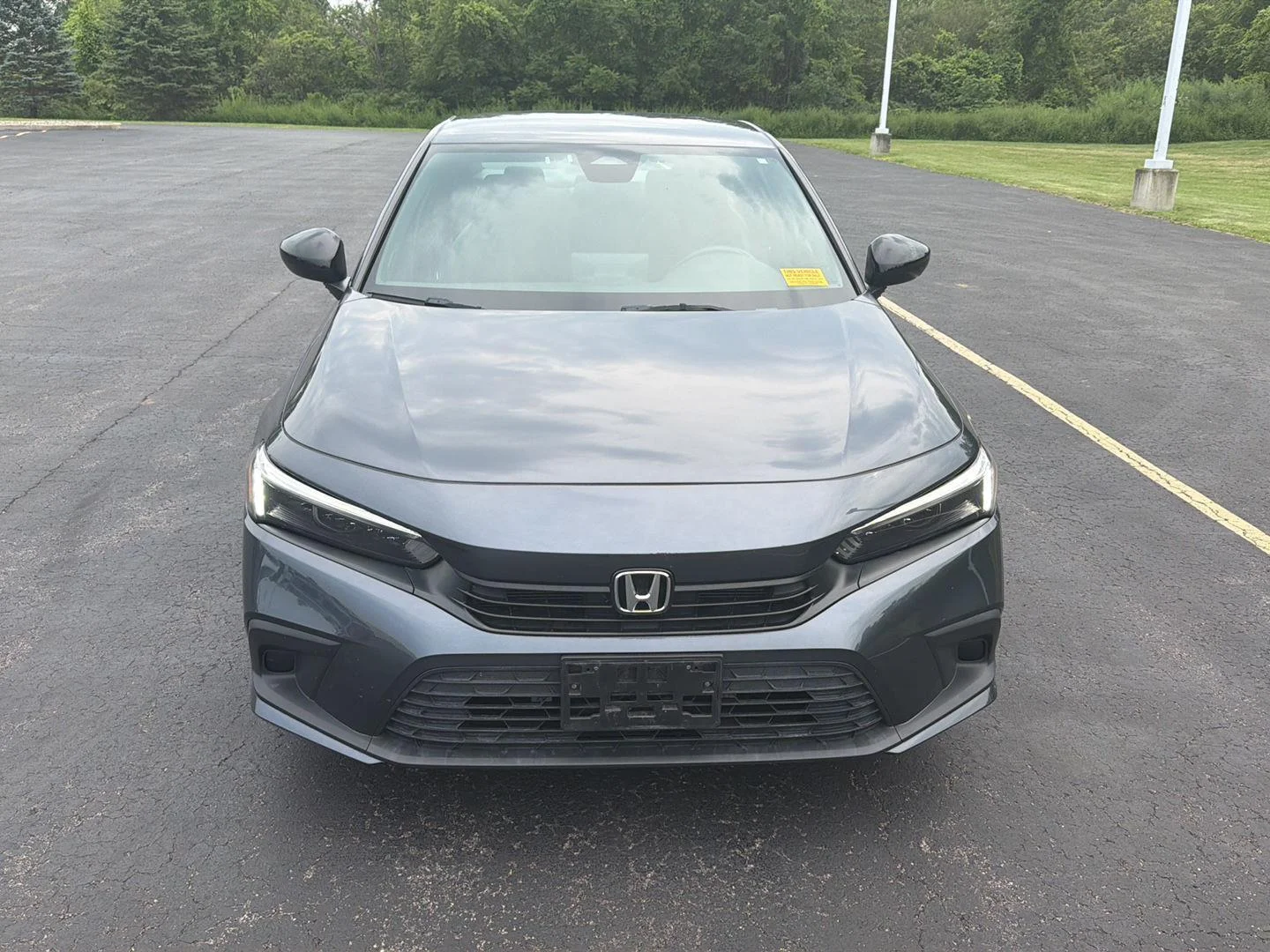 Used 2023 Meteorite Gray Metallic Honda Sport image 2