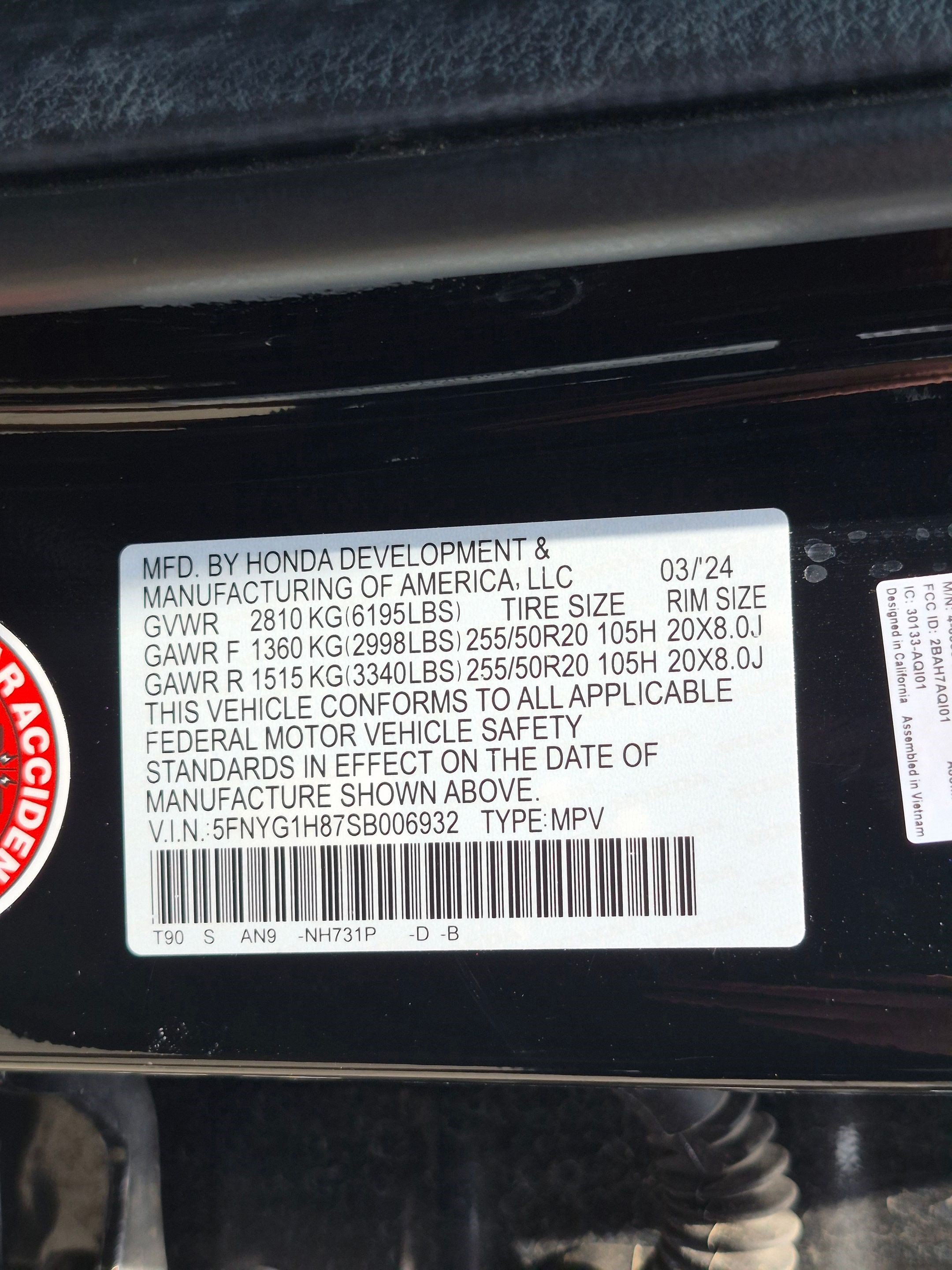 Ken Garff Cert 2025 Crystal Black Pearl Honda Elite image 34