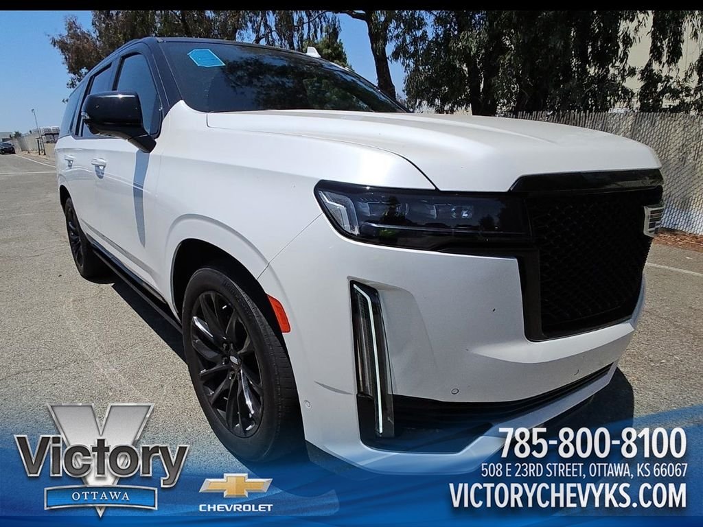 Used 2023 White Cadillac Sport image 1