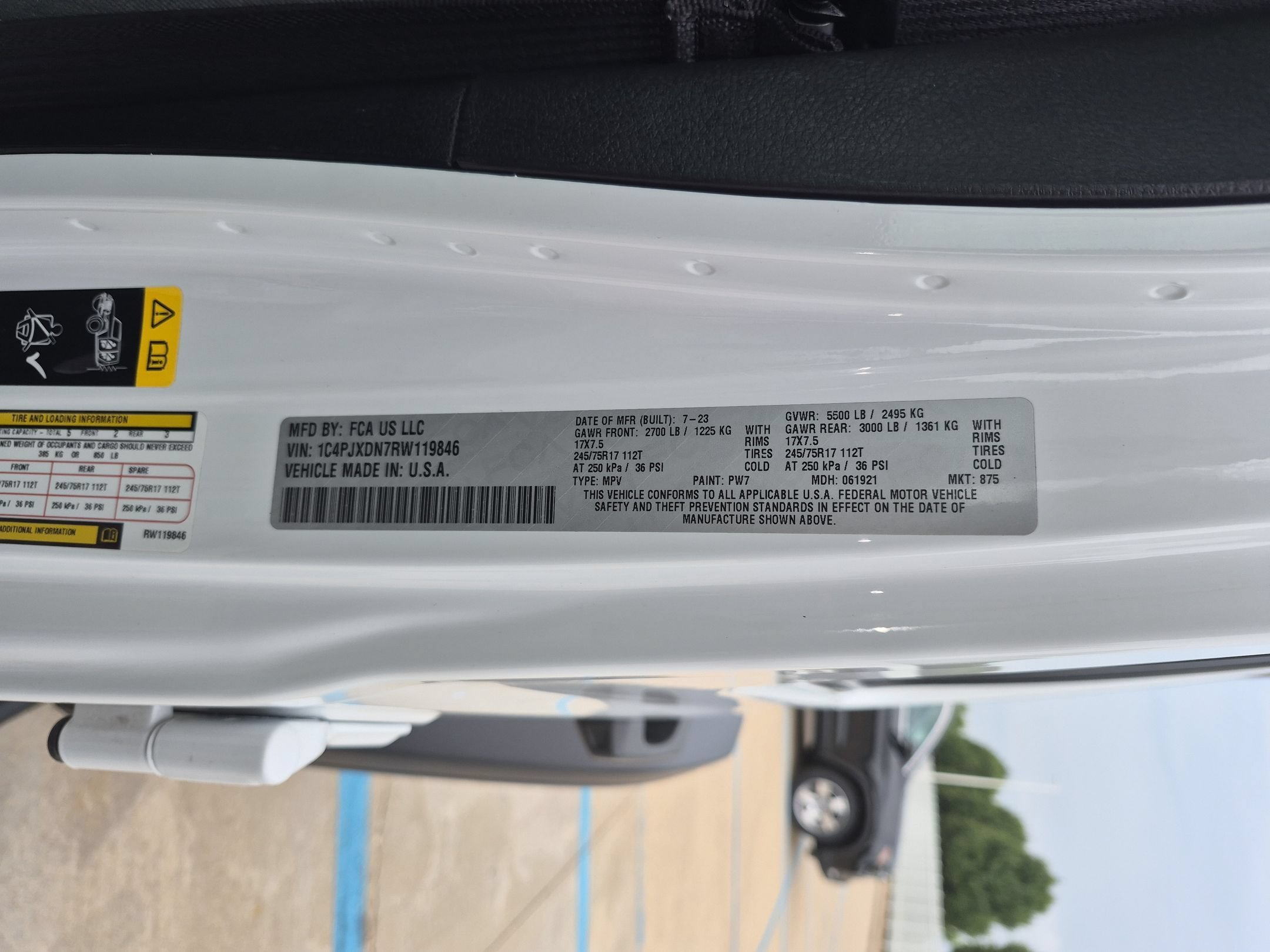 Used 2024 Bright White Clearcoat Jeep Sport S 4WD image 32