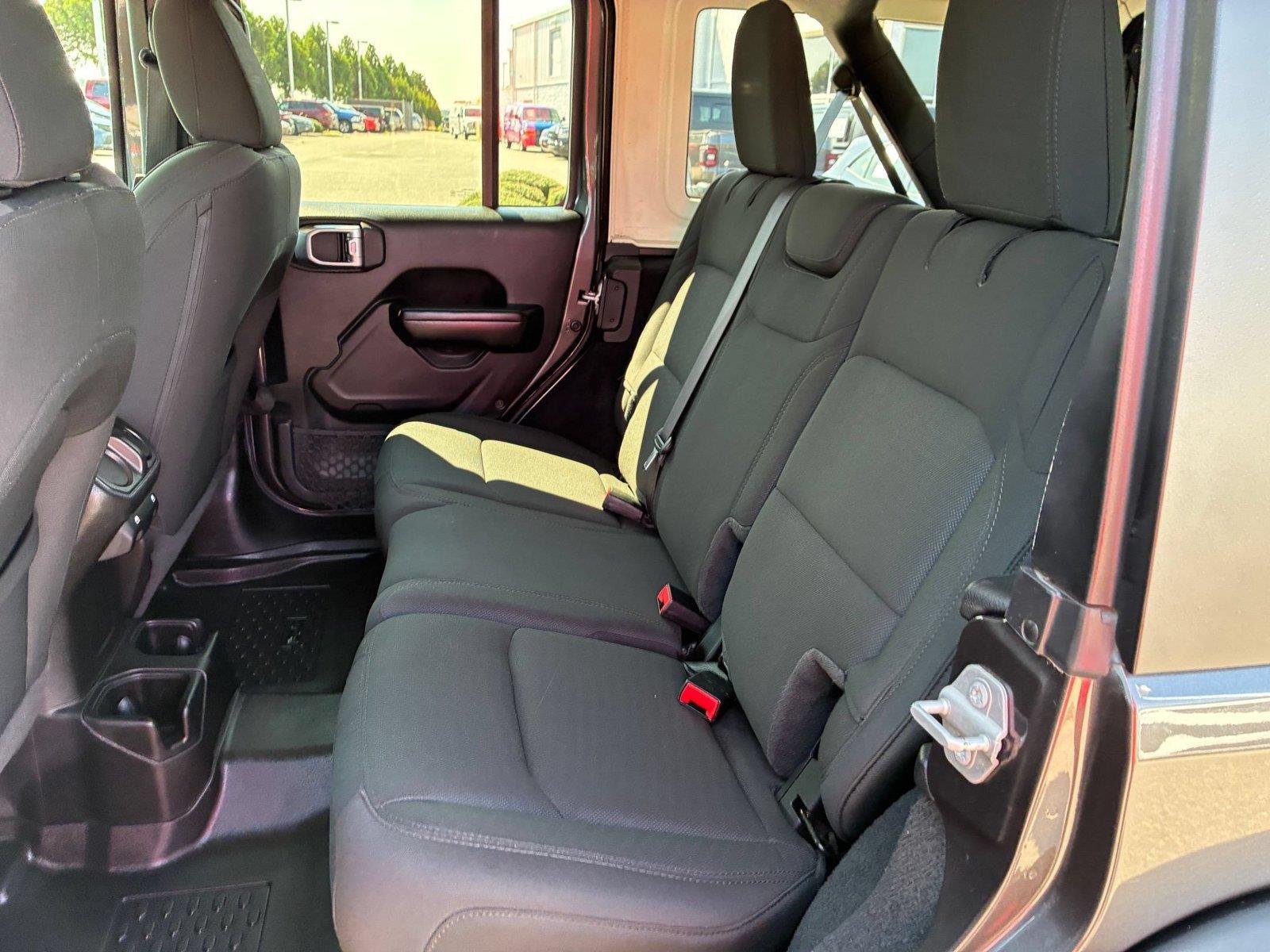 Used 2021 Granite Crystal Metallic Clearcoat Jeep Unlimited Sport S image 24