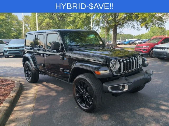 Used 2025 Black Jeep Sahara 4xe image 7