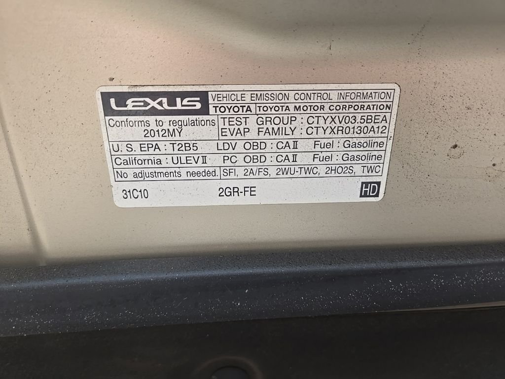 Used 2012 Beige Lexus 350 image 26