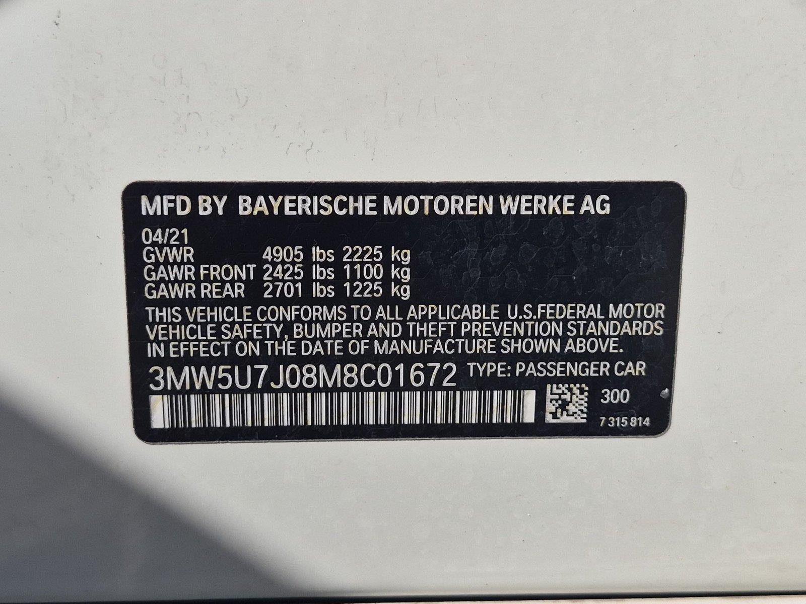 Used 2021 Alpine White BMW M340i image 42