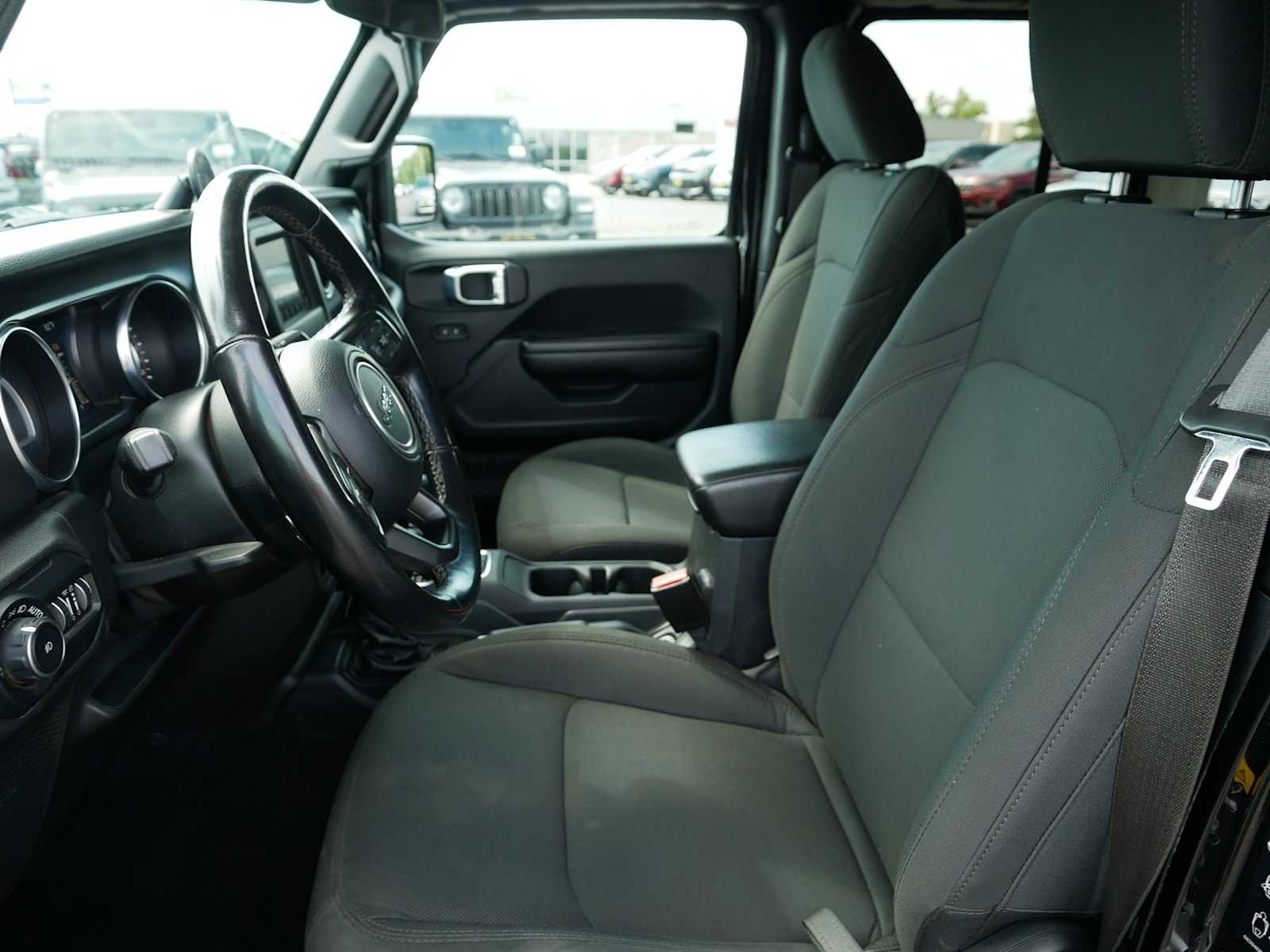 Used 2021 Black Clearcoat Jeep Unlimited Willys image 11
