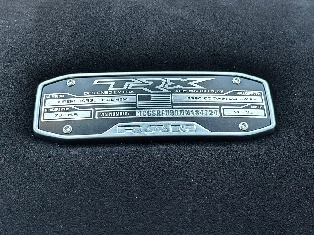 Used 2022 Bright White Clear Coat Ram TRX image 18