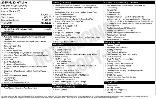Used 2025 Blue Kia GT-Line image 34
