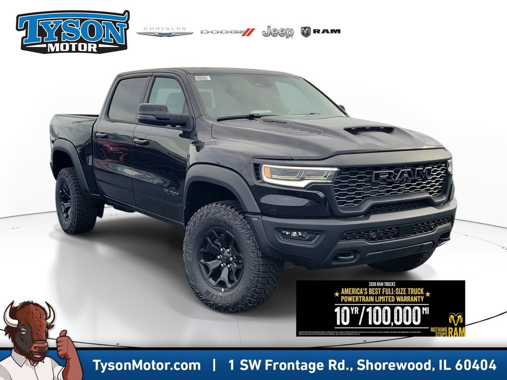 New 2026 Diamond Black Crystal Pearl-Coat Exterior Paint RAM RHO image 1