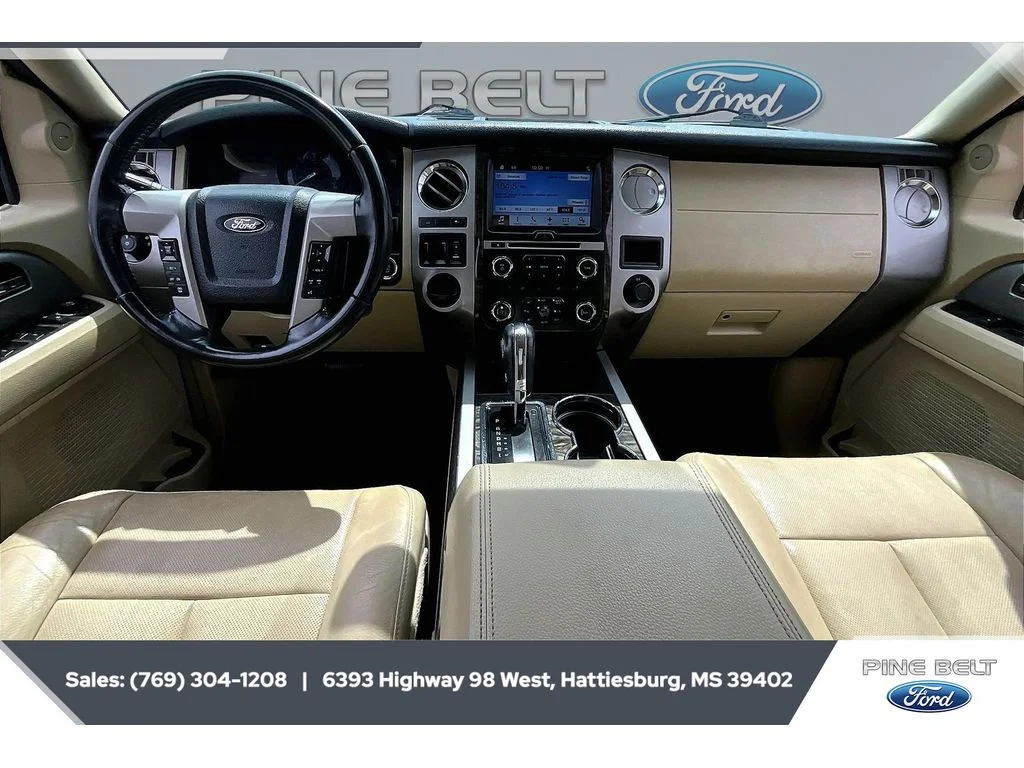 Used 2016 White Platinum Tri-Coat Metallic Ford Limited image 13
