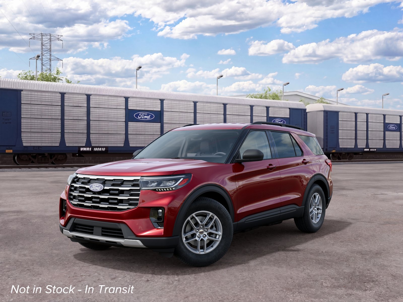 New 2027 Ruby Red Metallic Tinted Clearcoat Ford Active image 2