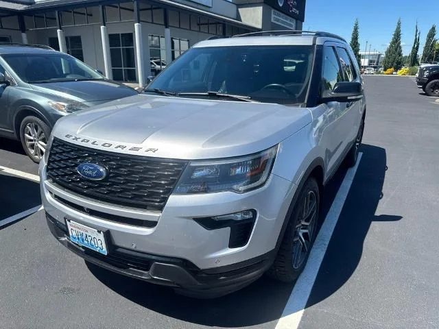 Used 2018 Ingot Silver Ford Sport image 1