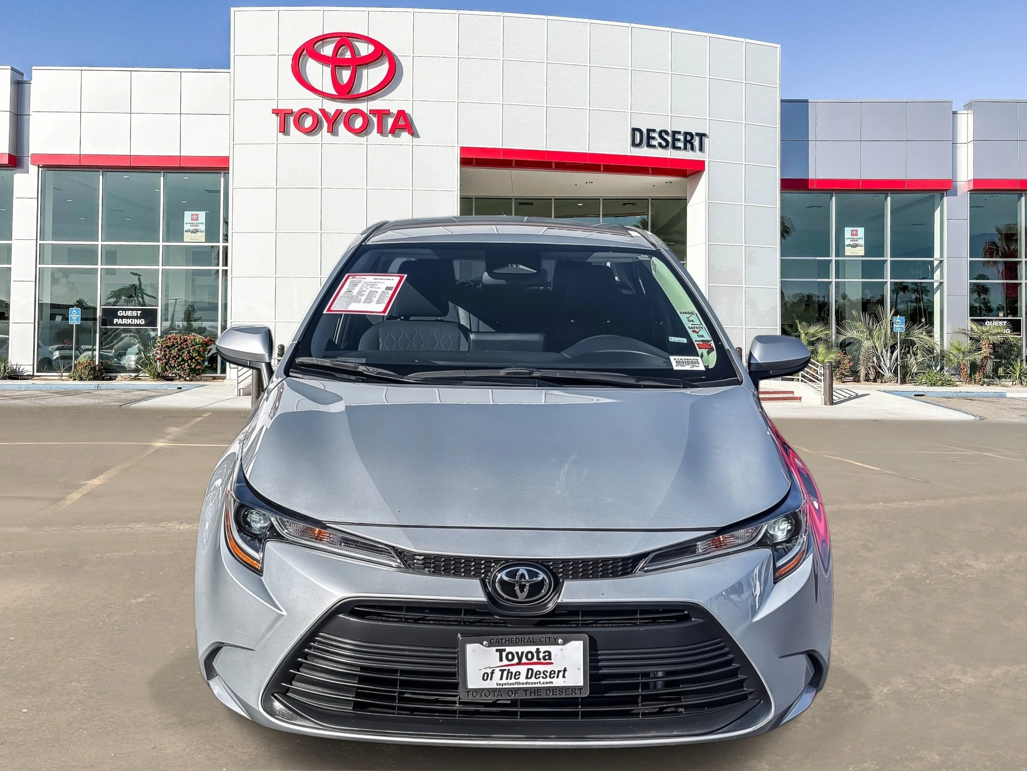 Certified Used 2024 Classic Silver Metallic Toyota LE image 2