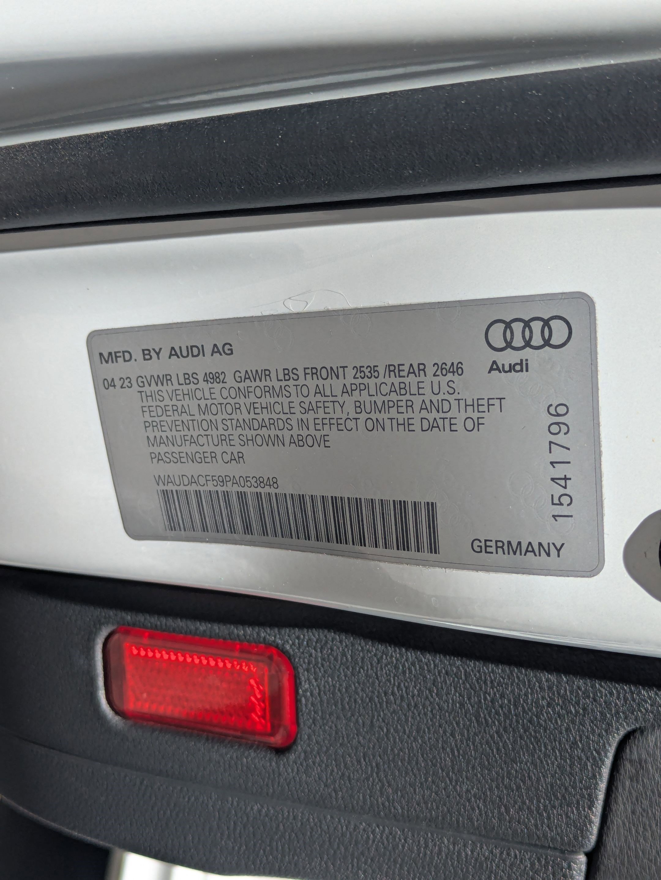 Used 2023 Glacier White Metallic Audi S line Premium image 29