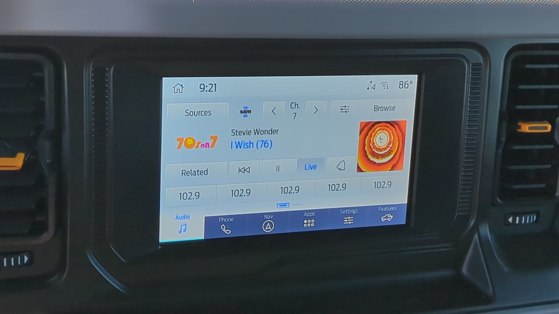 Used 2021 Orange Metallic Ford Badlands image 21