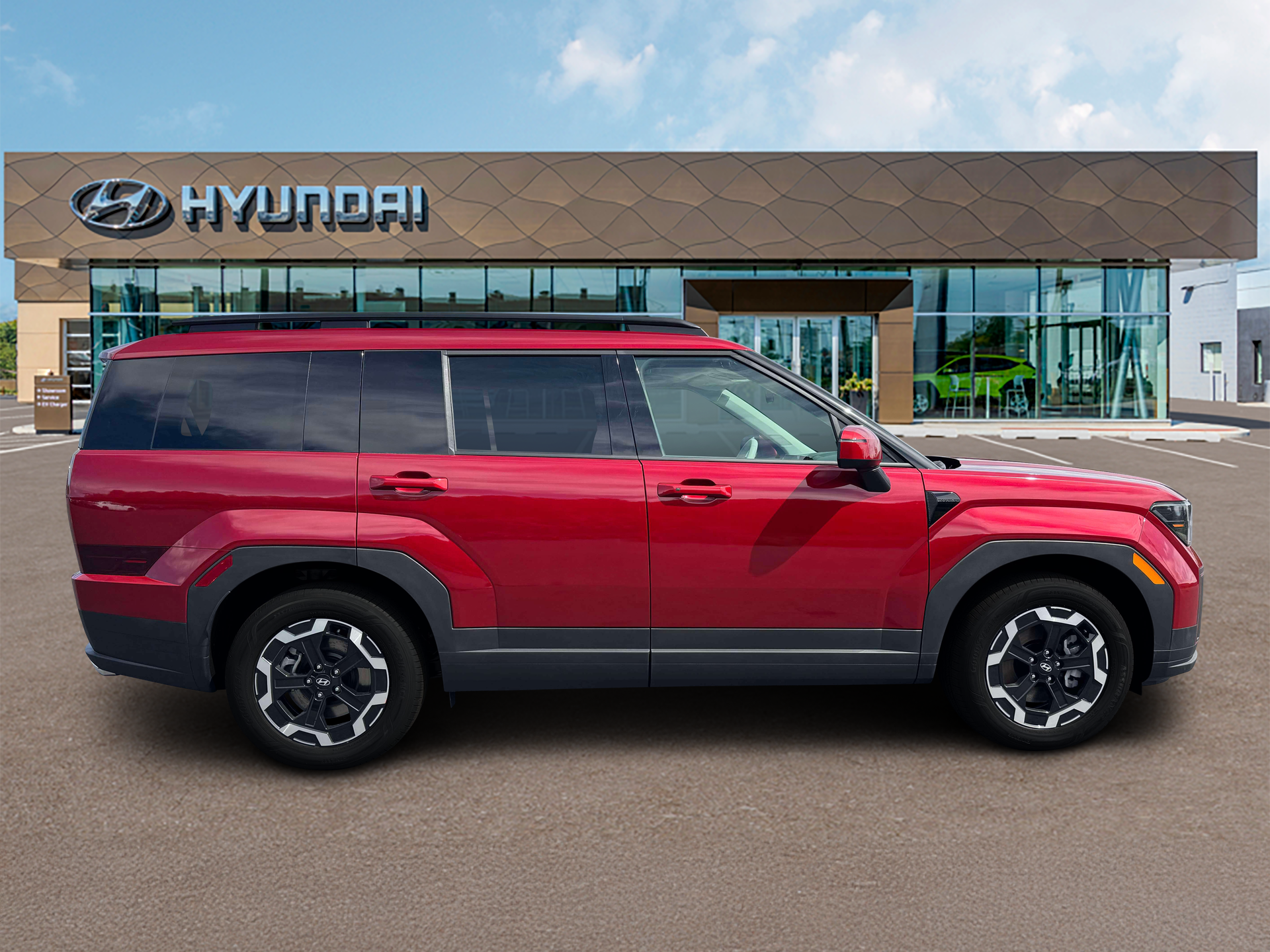 New 2027 Red Hyundai SEL AWD image 9