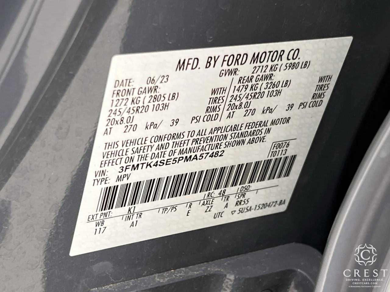 Used 2023 Vapor Blue Ford GT image 29