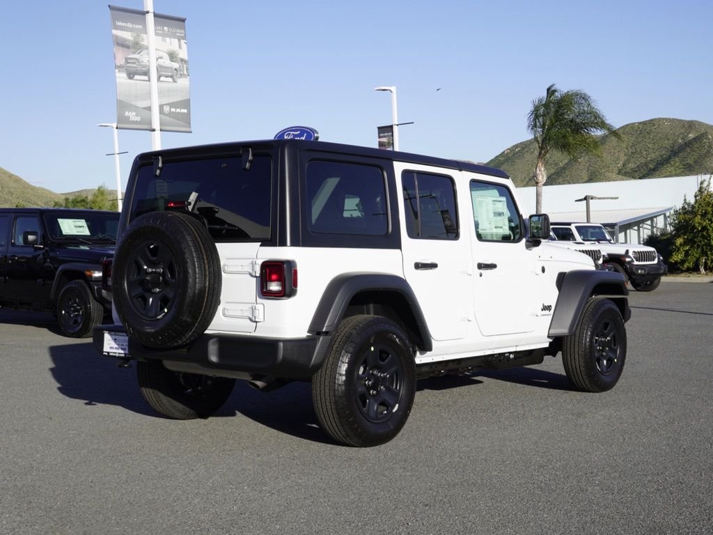 New 2026 Bright White Clear-Coat Exterior Paint Jeep Sport image 3