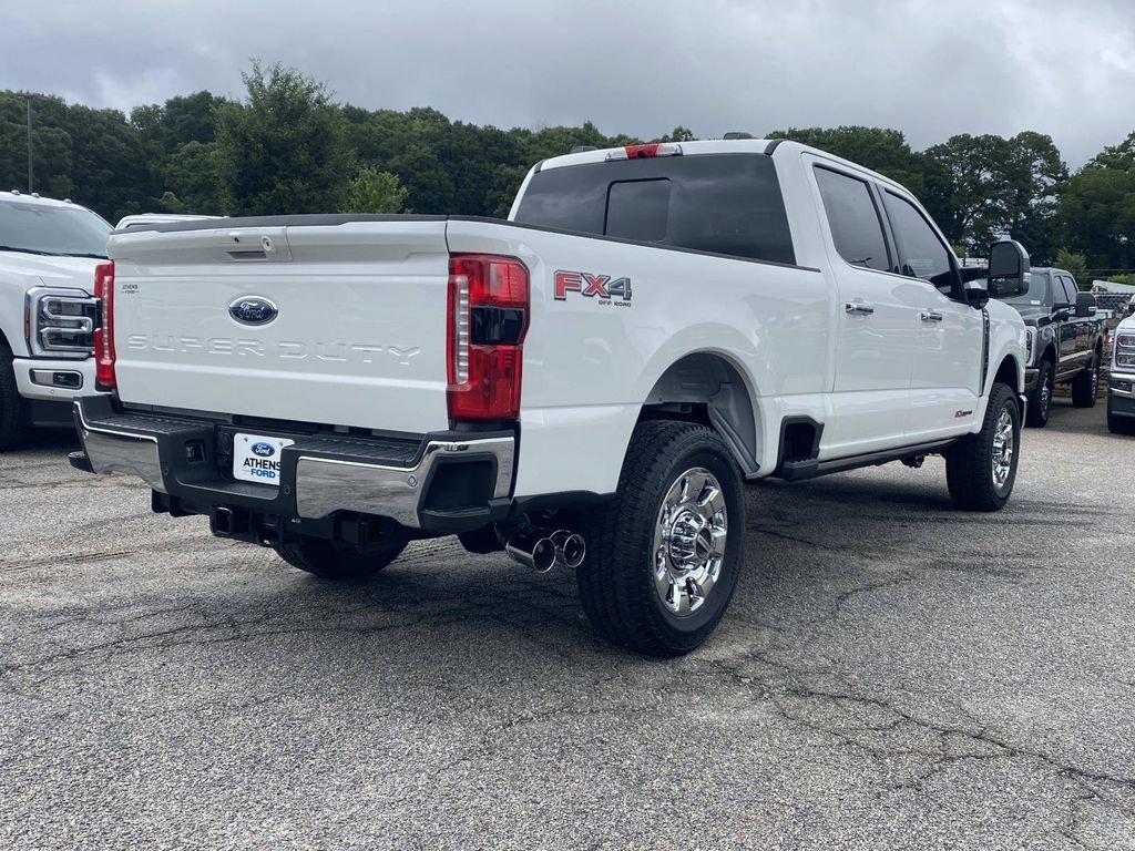 New 2026 Star White Metallic Tri-Coat Ford F-350® Lariat® image 3