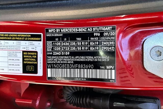 Certified Used 2021 Red Mercedes-Benz GLC 300 image 30