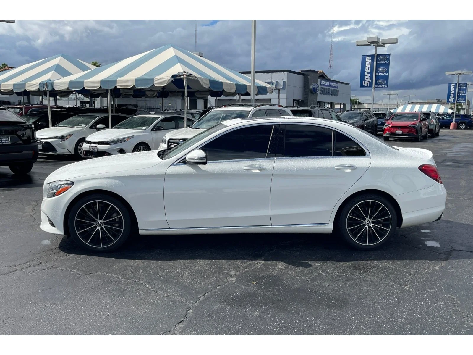 Used 2020 Polar White Mercedes-Benz C300 image 2
