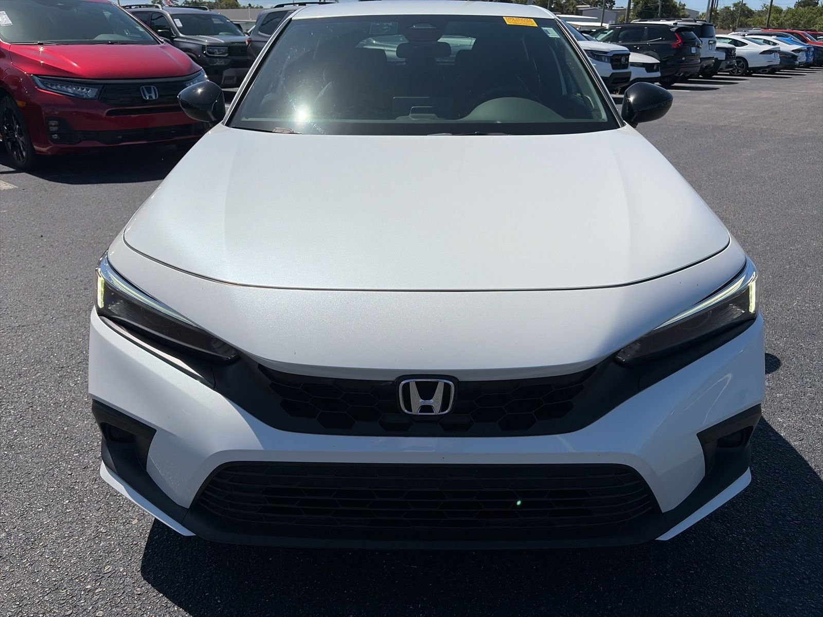 Certified Used 2022 Platinum White Pearl Honda Sport image 2