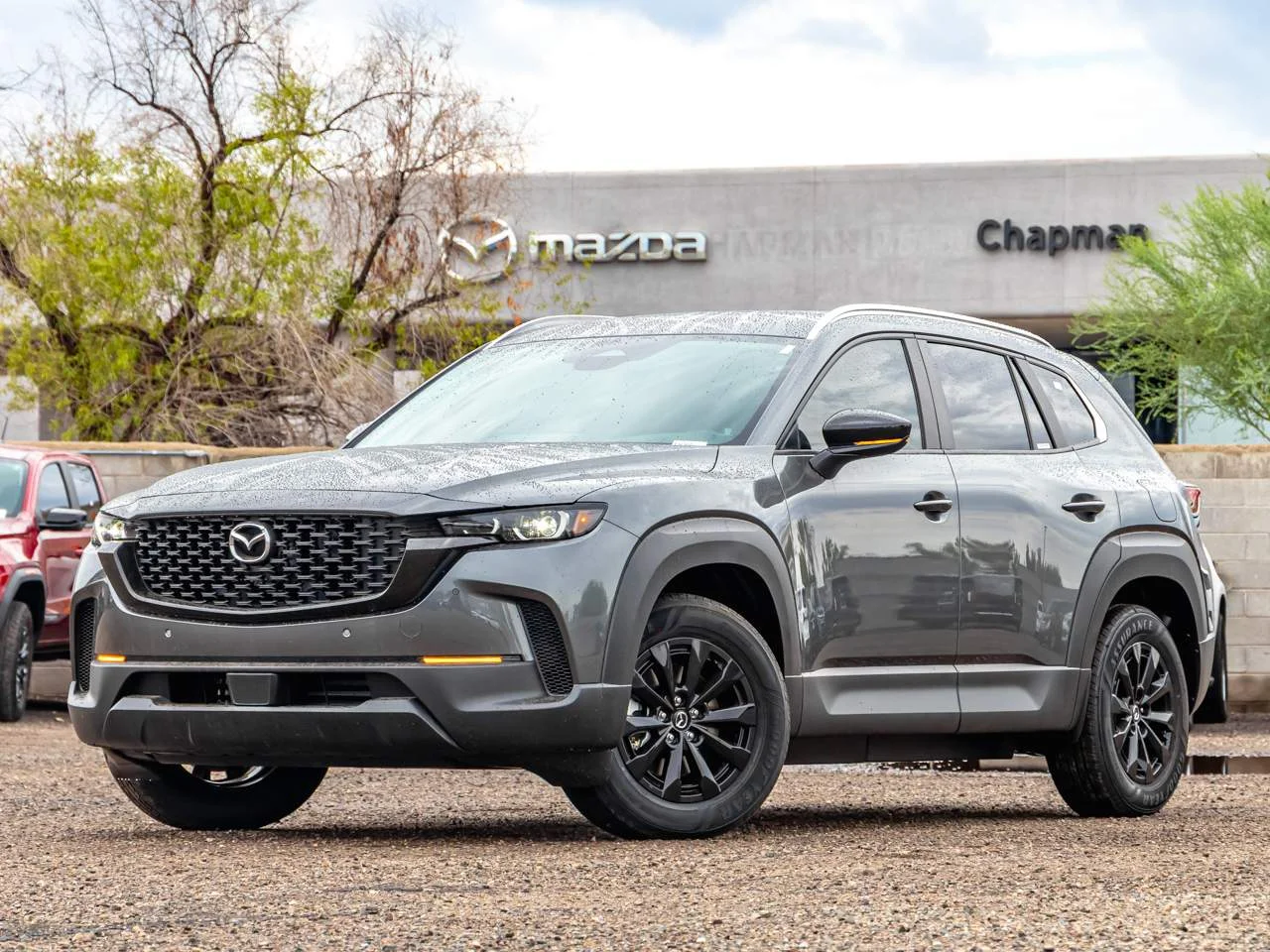 New 2026 Machine Gray Metallic Mazda Preferred AWD image 1