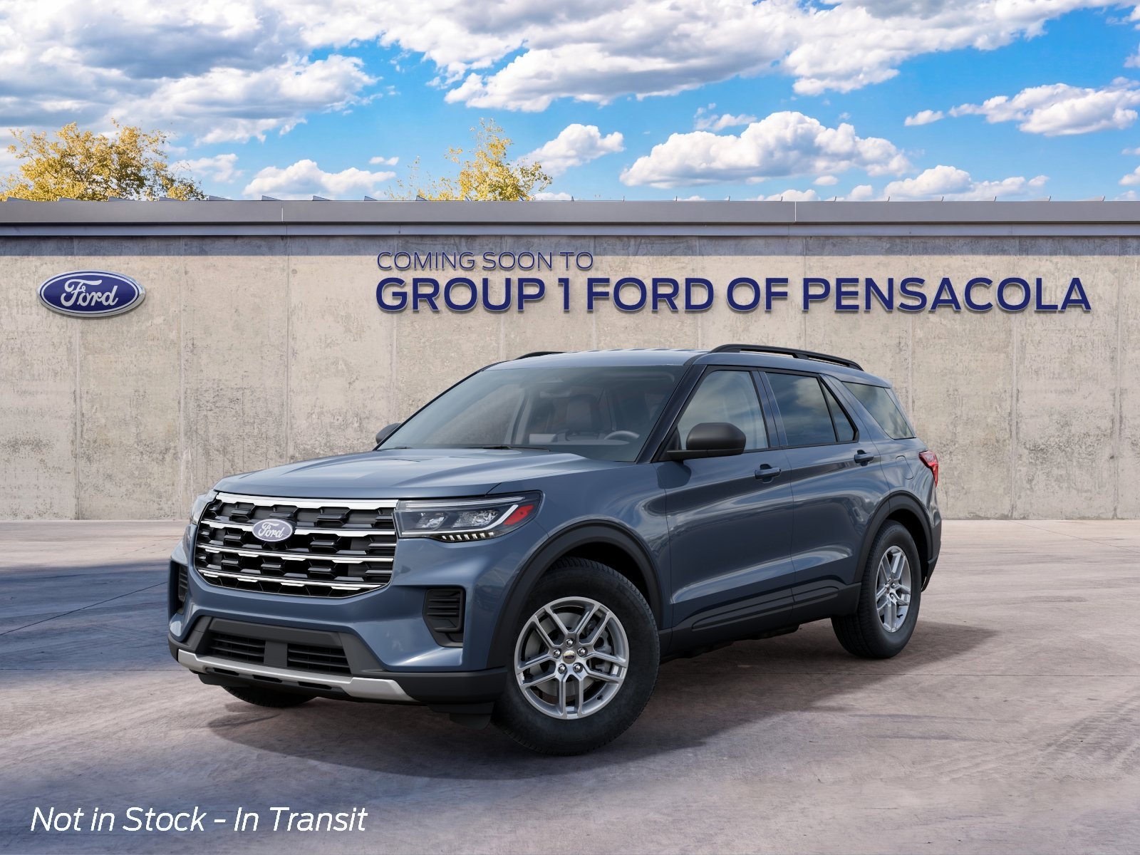 New 2027 Vapor Blue Metallic Ford Active image 2