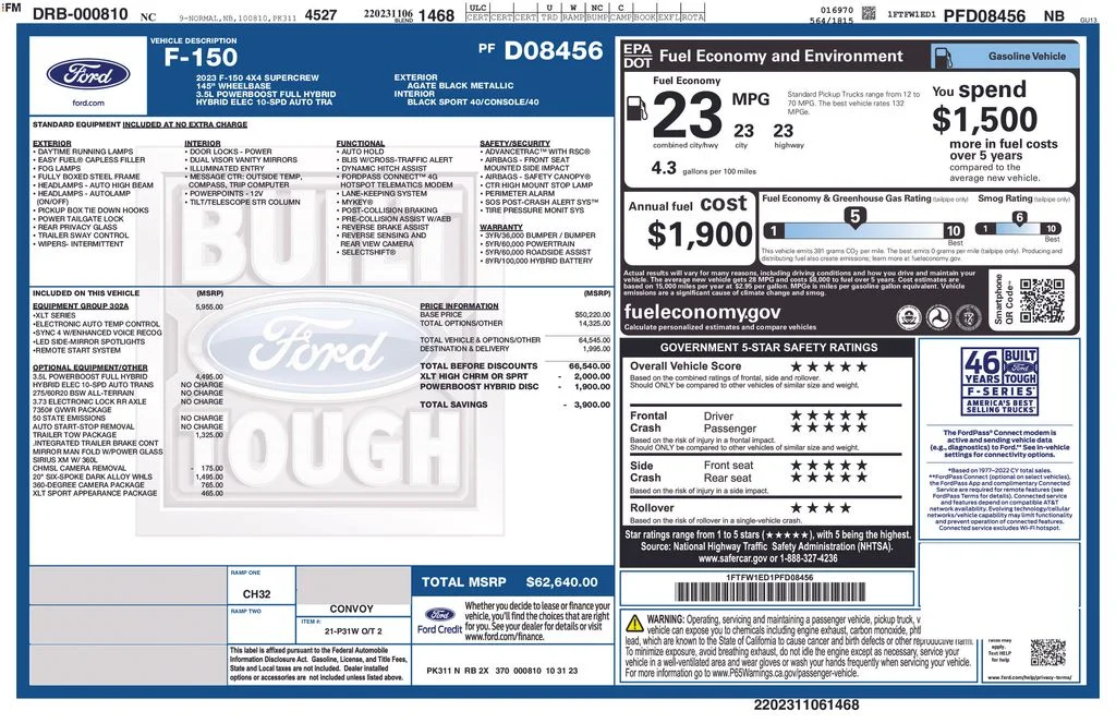 Used 2023 Black Ford XLT image 38
