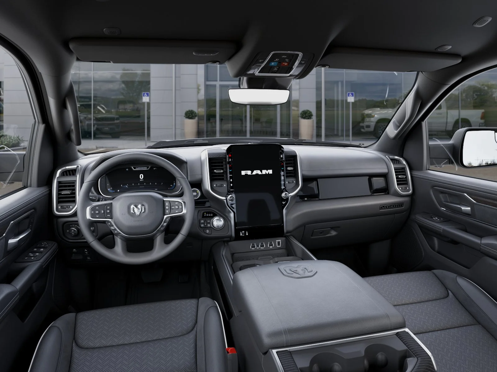New 2026 Diamond Black Crystal Pearl-Coat Exterior Paint RAM Laramie image 42