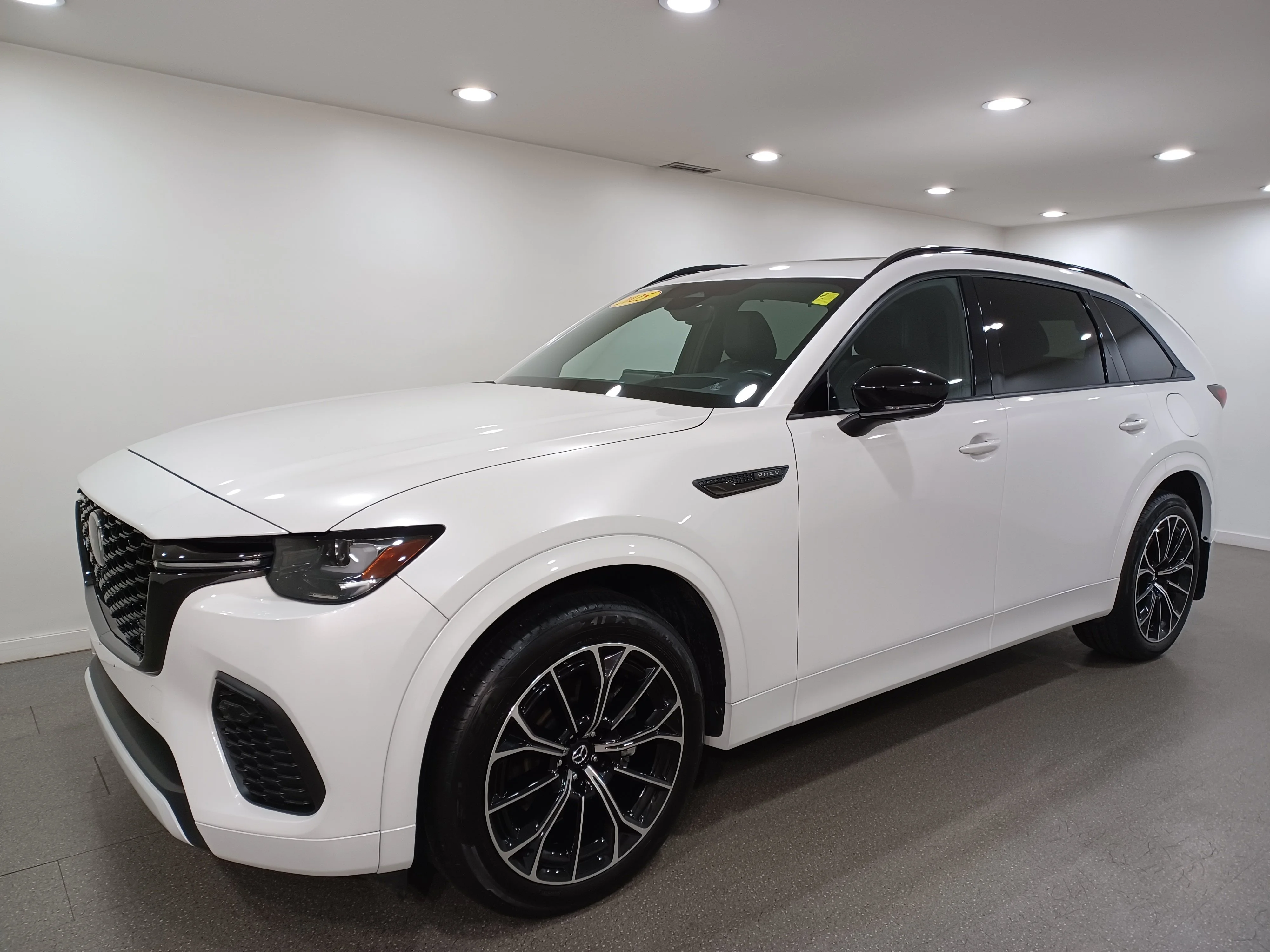 Certified Used 2025 Rhodium White Metallic Mazda GT AWD PHEV*Adaptive Cruise | Nav | 360 Cam | Cooled Leather | Pano Roof | Htd Wheel image 2