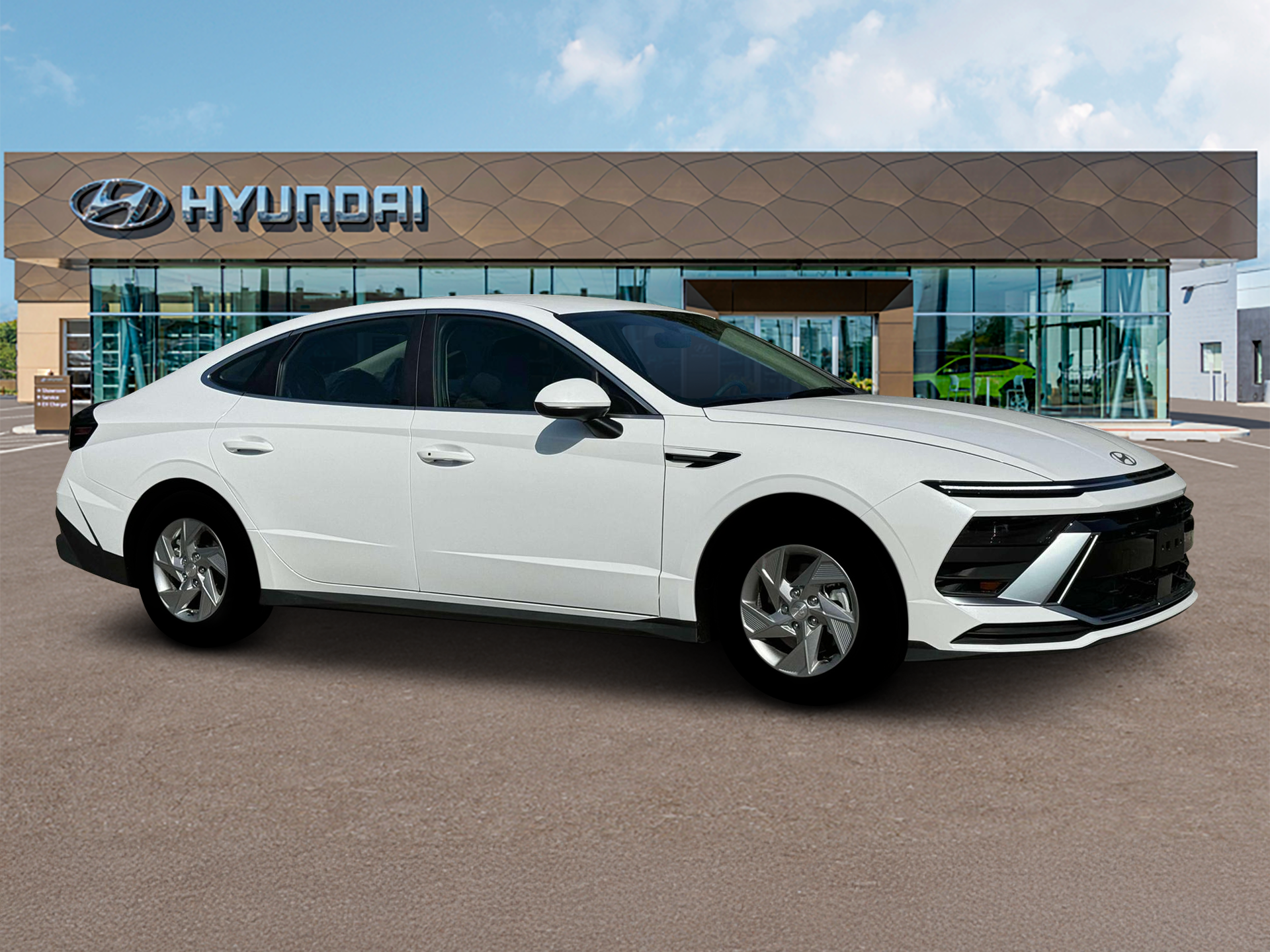 New 2025 White Hyundai SE image 10