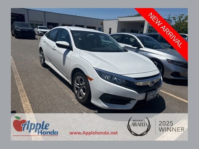 Certified Used 2018 Taffeta White Honda LX image 1