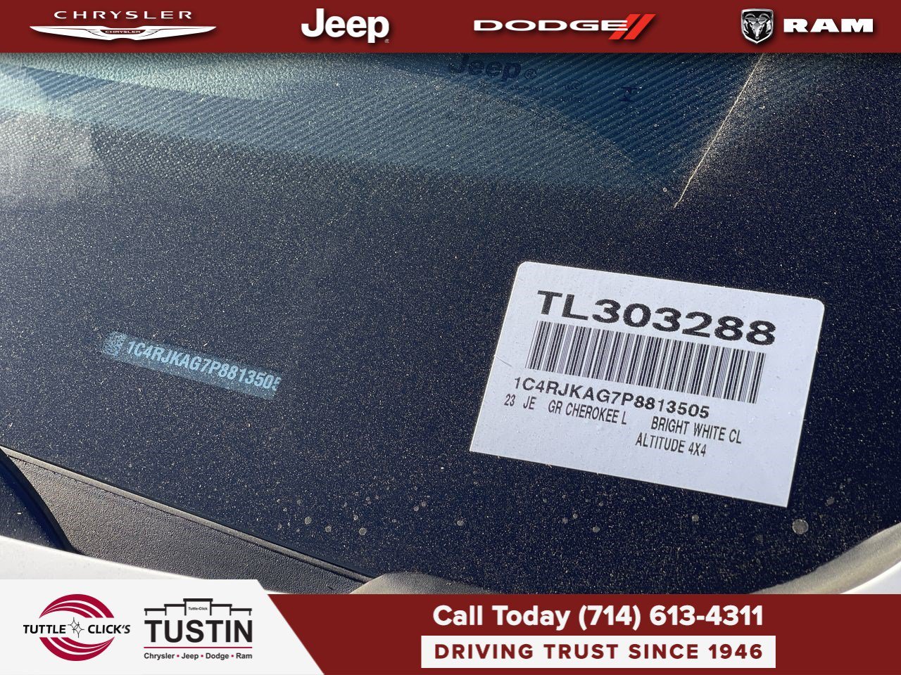 Used 2023 Bright White Clearcoat Jeep Altitude image 42