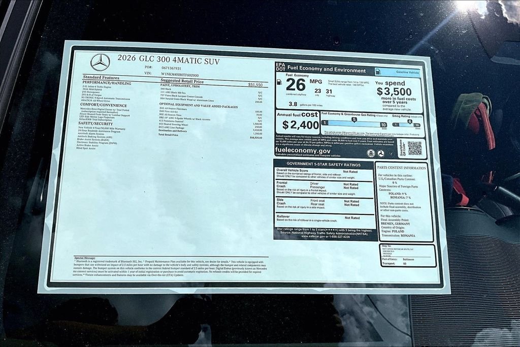 New 2026 Black Mercedes-Benz GLC 300 image 13