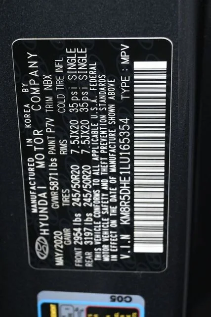 Used 2020 Steel / Graphite Hyundai Limited image 35