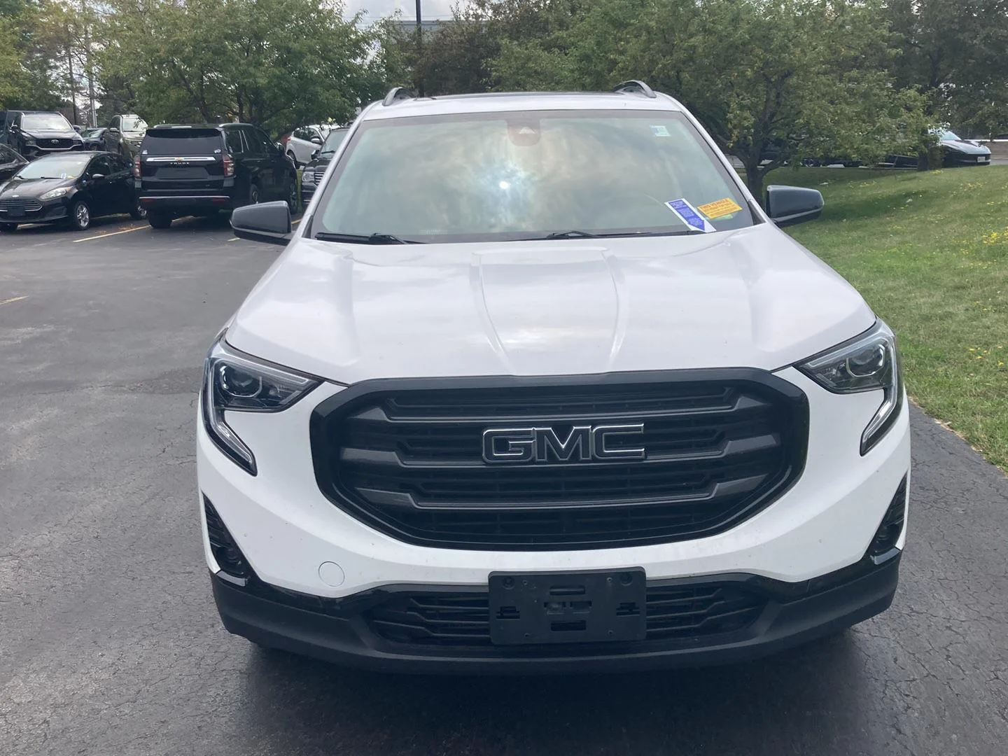 Used 2021 Summit White GMC SLT image 2