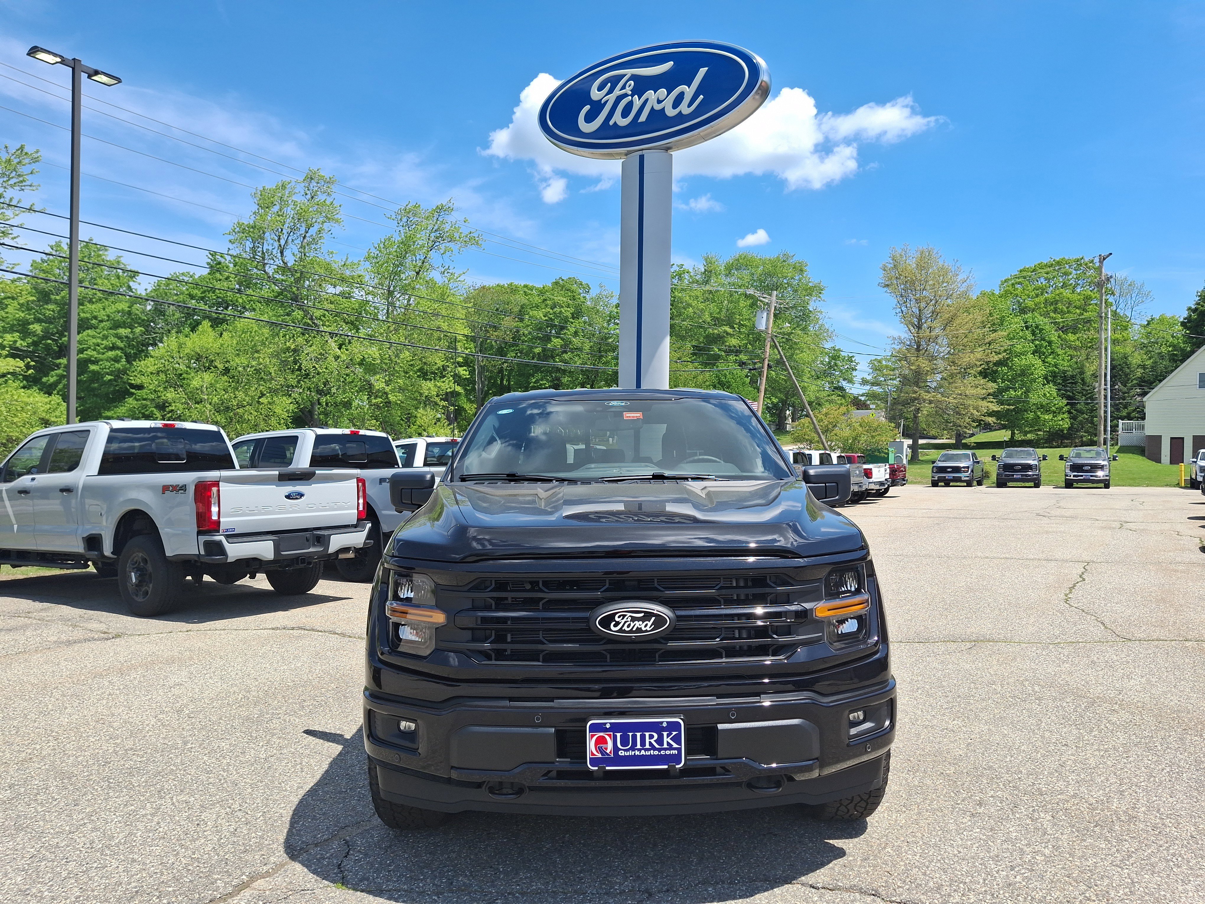 New 2026 Agate Black Metallic Ford XLT image 2