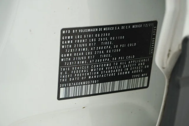 Used 2022 WHITE Volkswagen S image 39