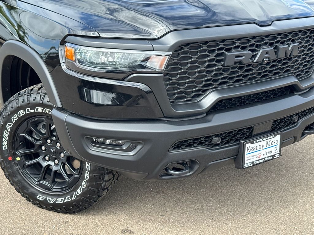 New 2027 Diamond Black Crystal Pearl-Coat Exterior Paint RAM Rebel image 6
