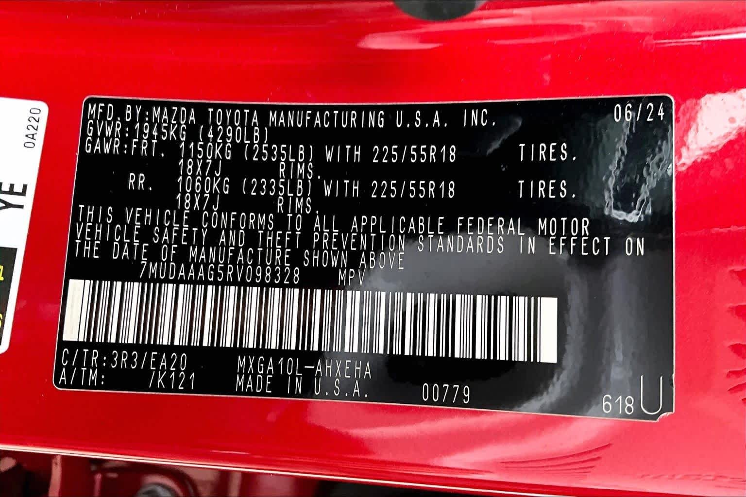 Used 2024 Barcelona Red Metallic Toyota XLE image 35