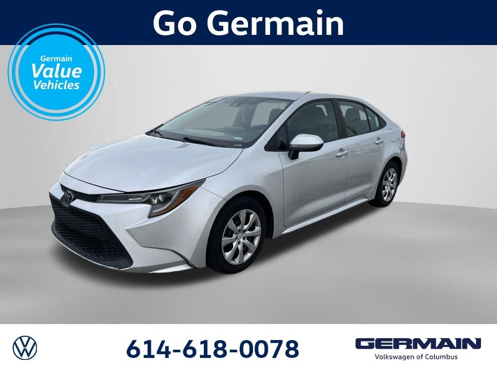 Used 2020 Silver Toyota LE image 1