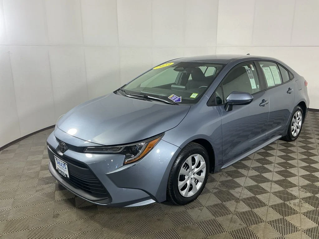 Certified Used 2023 Blue Toyota LE image 4